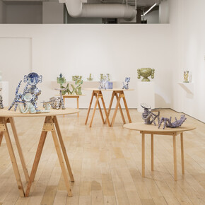 Eun-Ha Paek, Alters, exhibition view. Courtesy of HB381 Gallery