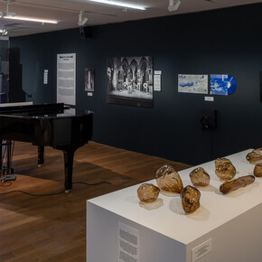 Pling ! Écouter le design, vue d'exposition. Avec l'aimable autorisation du Museum für Gestaltung
