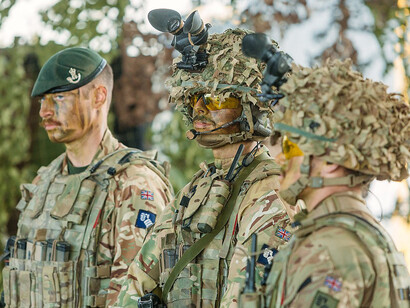 A press trip to Tapa to visit the allied forces stationed there, including meetings with NATO units and key figures from the Estonian defense and allied forces, in 2017