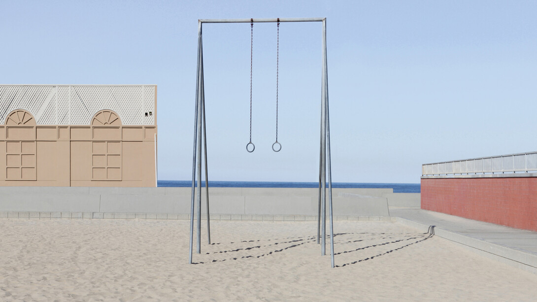 Lauren Marsolier, Playground 3, 2011, 36 x 54 inches, 91.4 x 137.1 cm Ed. 6/7 +1 A.P. 24 x 36 inches, 60.9 x 91.4 cm Ed. 1/7 +1 A.P. Archival pigment print
