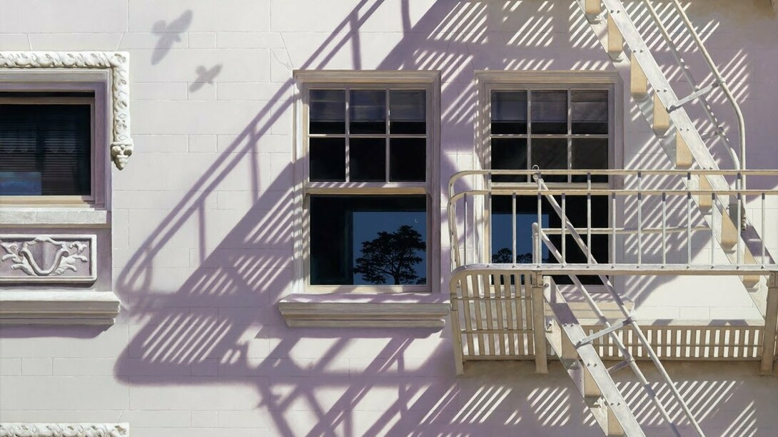 Lynette Cook,
Illumination (detail),
acrylic on canvas, 30 x 48 inches, 2024. Courtesy of the artist and Andra Norris Gallery