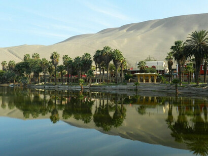 The lagoon at the oasis