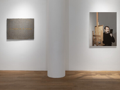 Lucio Fontana, Attesa. Time in art, exhibition view. Courtesy of Tornabuoni Art Gallery