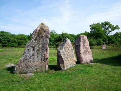 Megaliti di Bjergegardsbakken, isola di Bornholm, Danimarca
