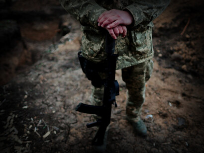 Soldado ruso en la Guerra de Ucrania