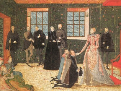 «Isabel I recibiendo embajadores» (1560): as primeras cuatro décadas de vida de Shakesperae coinciden con el esplendor del reinado de Isabel I