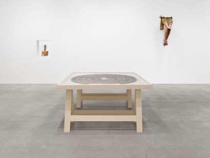 Paul Pfeiffer, Olympia, exhibition view. Courtesy of Galerie Perrotin