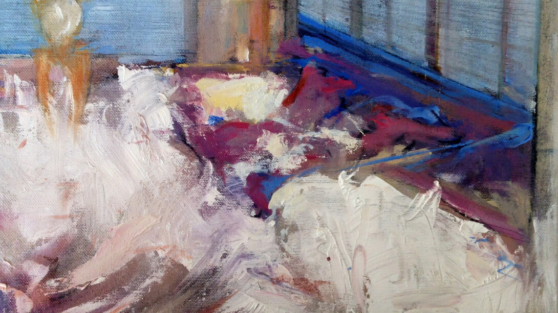 Joan Cobb Marsh, Interior Light 6, 11”x14”, oil on canvas