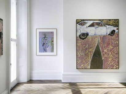 Peter Doig, Early Works, installation views, Courtesy Michael Werner Gallery, New York and London
