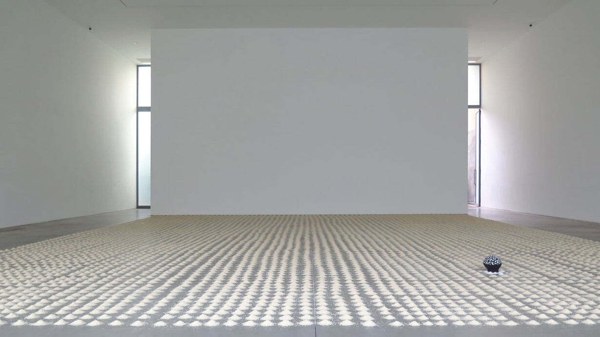 Anselmo, Laib e Spalletti, exhibition view, Galleria Lia Rumma