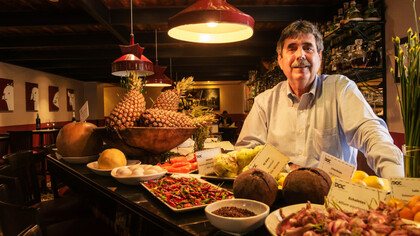 Jean Paul Coupal, emprendedor en el sector gastronómico en el restaurante DOC en Caracas, Venezuela