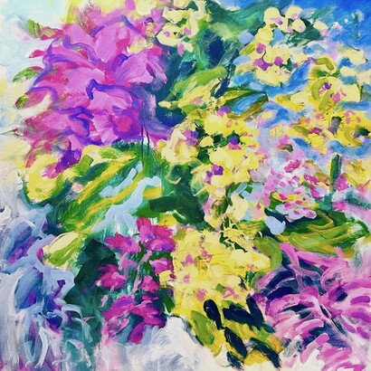 Mitchell Rodbell, Rhapsody in bloom. Courtesy of Pleiades Gallery