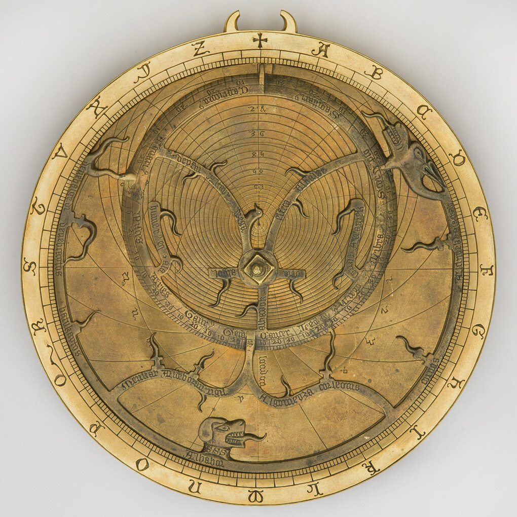 Astrolabe, Angleterre, XIVe siècle, Laiton, D.14, 6 cm, Florence, Museo Galileo, Instituto e Museo, di Storia della Scienza © Museo Galileo, Firenze - Foto di Sabina Bernacchini