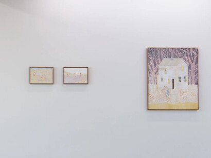 Alan Ibell, A ghost got in when I wasn't looking, exhibition view. Courtesy of Jhana Millers Gallery