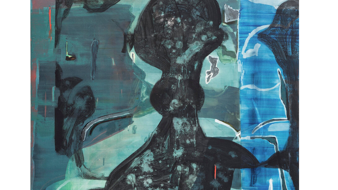 Laurence Owen, Ladi Kwali, 2014, Oil on canvas, 135 x 135 cm
