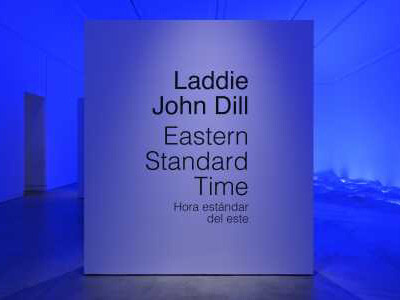 Laddie John Dill, Eastern standard time, exhibition view. Courtesy of Norton Museum of Art