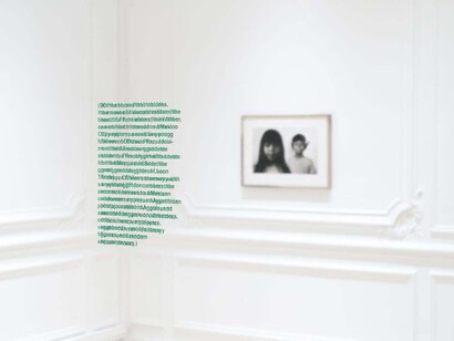 Rirkrit Tiravanija, In aliens we trust, exhibition view. Courtesy of Galerie Chantal Crousel
