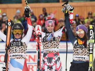 Podio discesa femminile