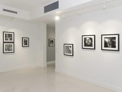 Juan Carlos Alom, Postales del abismo, exhibition view. Courtesy of Pan American Art Projects Gallery
