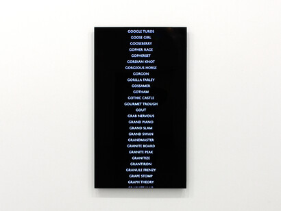 Trevor Paglen, Code Names of the Surveillance State, 2014, Video, Edition of 5 plus 2 artist's proofs