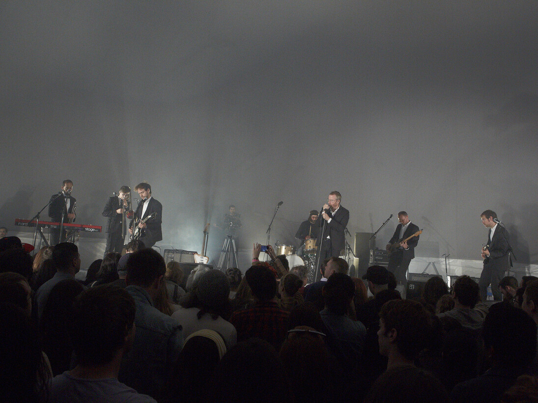 Ragnar Kjartansson, A Lot of Sorrow, 2014, Single channel video, Running Time: 6 hours, 9 minutes, 35 seconds. Collection of the Modern Art Museum of Fort Worth, Museum purchase. Photographs: Elisabet Davidsdottir © Ragnar Kjartansson and The National; images courtesy of the artists, Luhring Augustine, New York, and i8 Gallery, Reykjavik