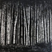 Haleh Mashian, Moonlight Sonata, mixed media on canvas, 72x72 inches, copyright the artist. Courtesy of the artist and Mash Gallery