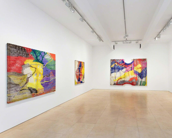 Channing Hansen, Exhibition view. Courtesy of Stephen Friedman Gallery