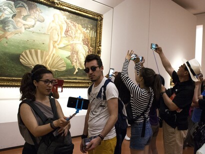 Giacomo Zaganelli, "Grand Tourismo", Uffizi