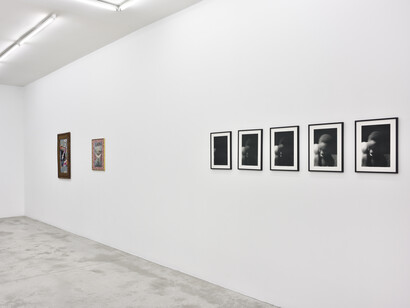 Installation View, Danser sur les traces, 2024. Courtesy of Praz-Delavallade