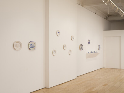 Paul Scott, One way or another, exhibition view. Courtesy of HB381 Gallery