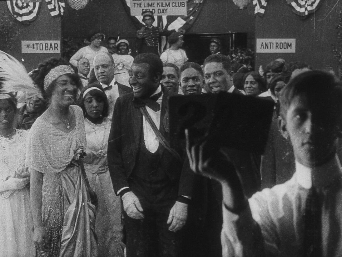Production still from Bert Williams Lime Kiln Field Day Project. Odessa Warren Grey and Bert Williams