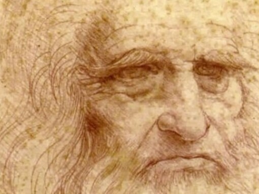 Fragmento del 'Autorretrato' (1513) de Leonardo