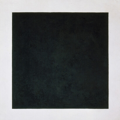 Kazimir Malevič, Quadrato nero, 1923 circa, Olio su tela, 106 x 106 cm, Museo di Stato Russo, San Pietroburgo