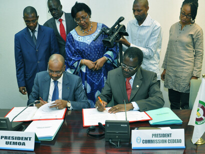 The work of a meeting of the Joint Technical Secretariat (JTS) ECOWAS-WAEMU