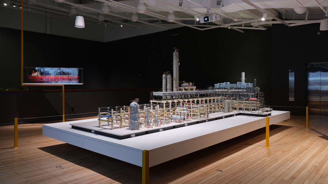Various artists, Economies of deferral, exhibition view (detail). Courtesy of Govett-Brewster Gallery