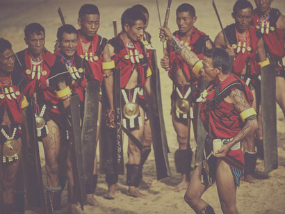 Naga war dance