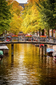 A canal in Amsterdam