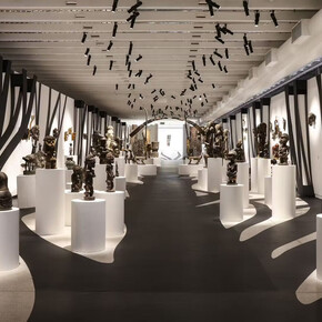 África, expressões artísticas de um continente, vista da exposição. Cortesia do Museu Oscar Niemeyer