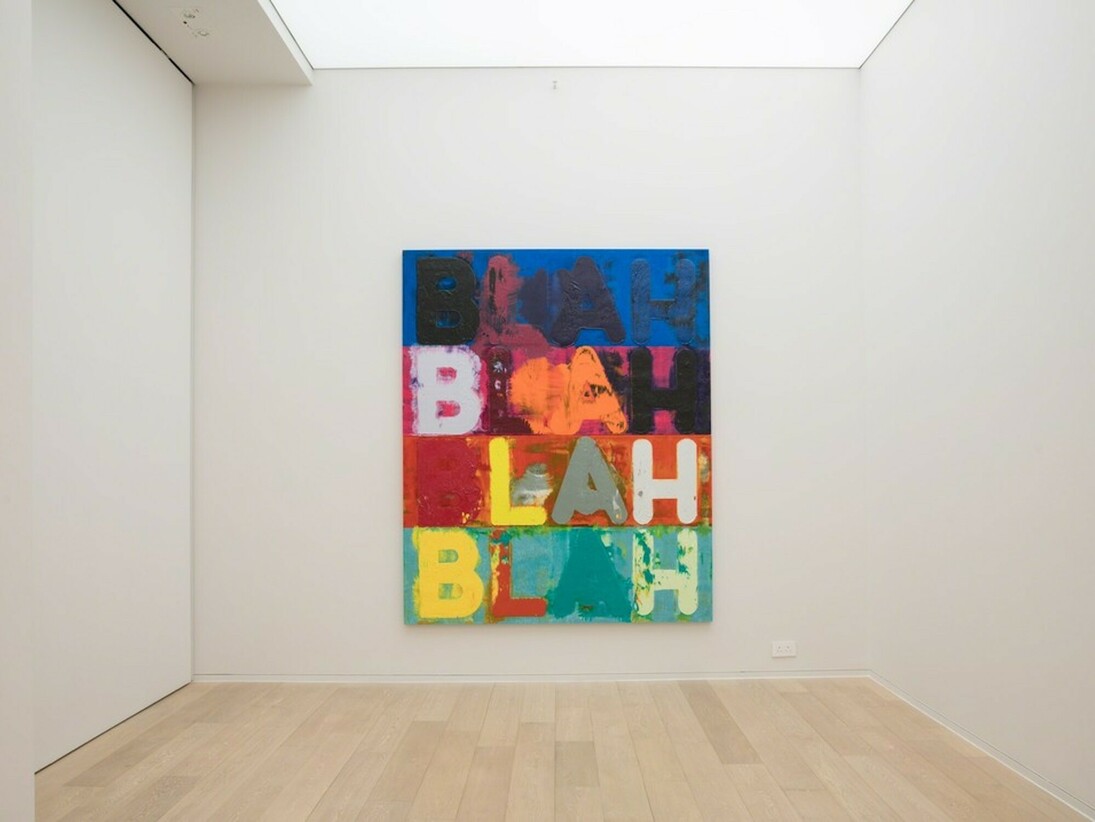 Mel Bochner, Exhibition view. Courtesy of Simon Lee Gallery