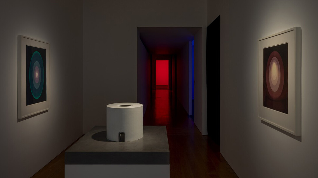 James Turrell, Lifting the veil, exhibition view. Courtesy of Gagosian Gallery