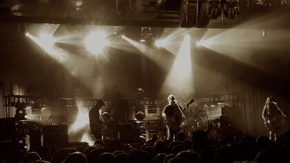 La banda estadounidense Pixies durante su concierto en la sala La Riviera de Madrid. Foto:
Mónica Estévez