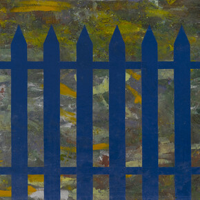 Per Kirkeby
Stakit / Fence, 1965-1966 Mixed media on masonite 122 x 221 cm
48 1/8 x 87 1/8 in
© Per Kirkeby
Courtesy Galleri Bo Bjerggaard