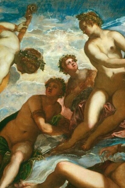 "Las Musas", óleo sobre lienzo, Jacopo Tintoretto, 1578
