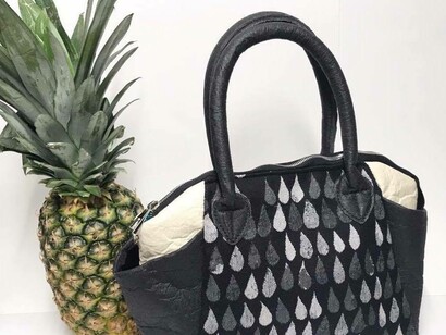 Luxury items from pineapple waste