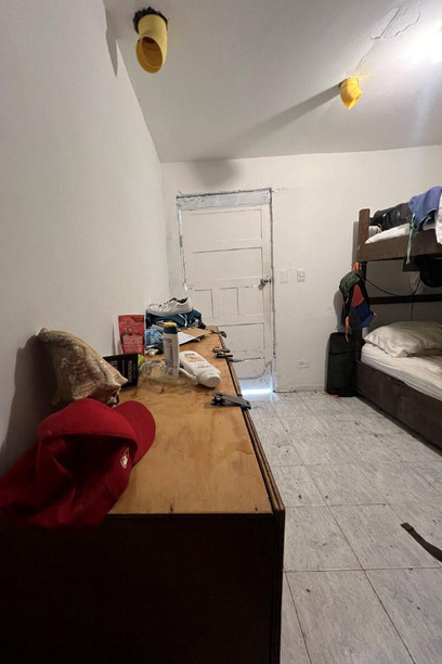 Habitación compartida para los voluntarios. Lamentablemente mi experiencia no fue del todo positiva, ya que las condiciones en las que vivía el servicio eran precarias