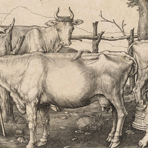 Lucas Hugensz. van Leyden, Die milchmagd, 1510. Courtesy of Staatliche Museen 