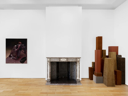 Bendt Eyckermans, Representational markings, exhibition view. Courtesy of Mendes Wood DM