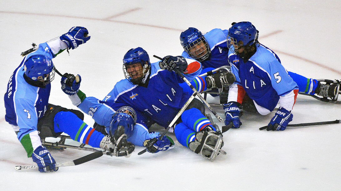 La squadra italiana di Hockey su ghiaccio
