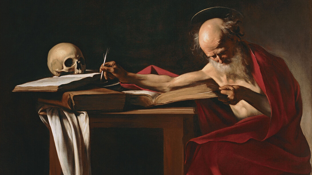 Caravaggio, San Girolamo, 1605-1606. Olio su tela, 112 x 157 cm. Courtesy of Pinacoteca Ambrosiana