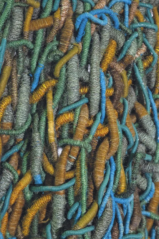 Olga de Amaral, Farallón al ocaso, 1972. Courtesy of MALBA